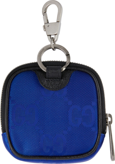 Gucci Blue Off The Grid Key Ring Pouch