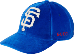 Gucci Blue Velvet San Francisco Giants Hat