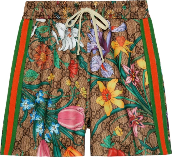 Gucci Floral Print Shorts