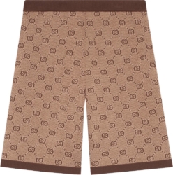 Gucci Gg Supreme Brown Shorts