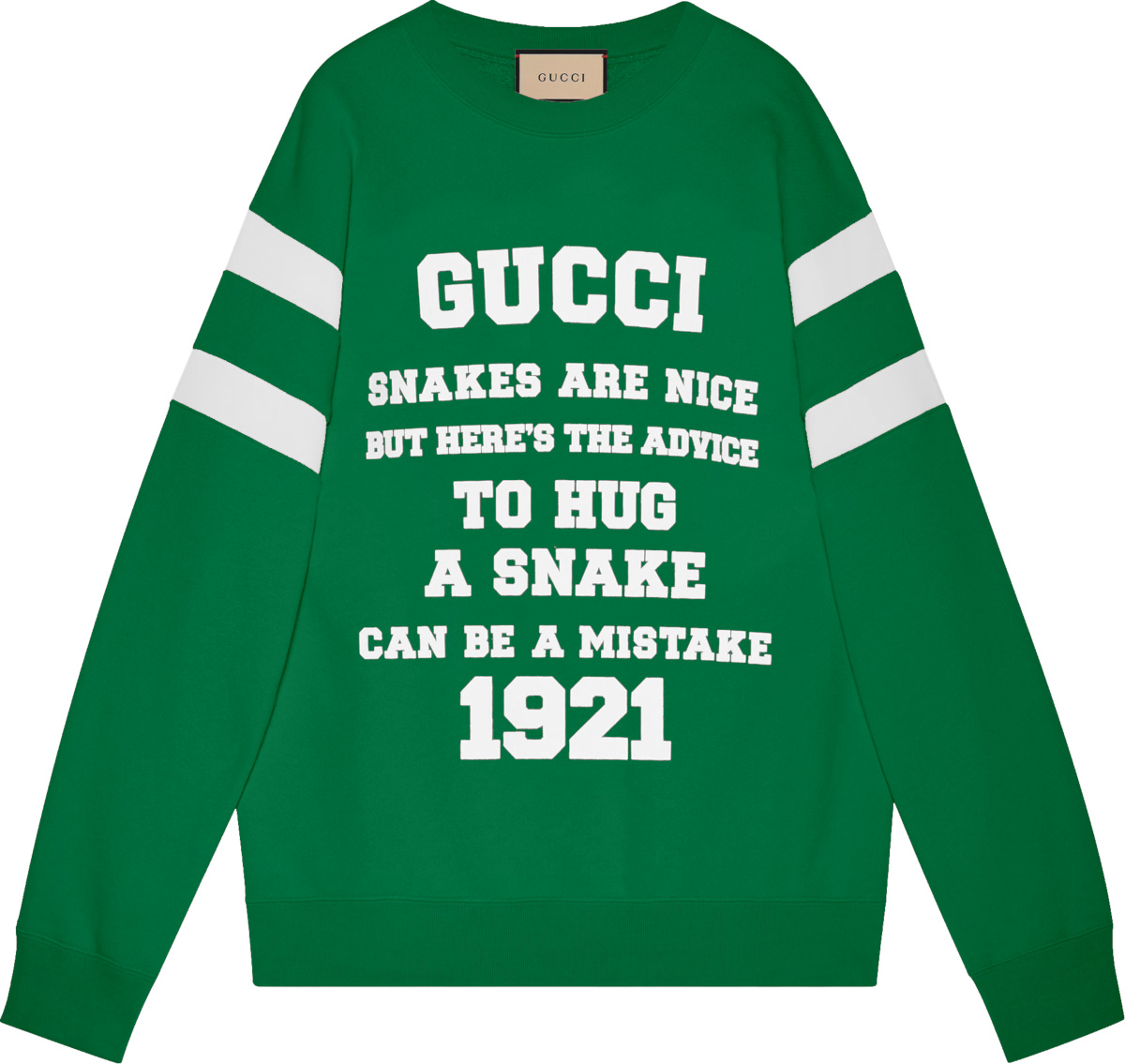 Gucci Green 'To Hug a Snake' Sweatshirt | Incorporated Style