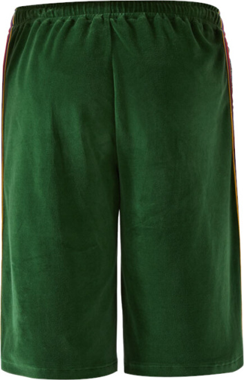 Gucci Green Velvet Shorts