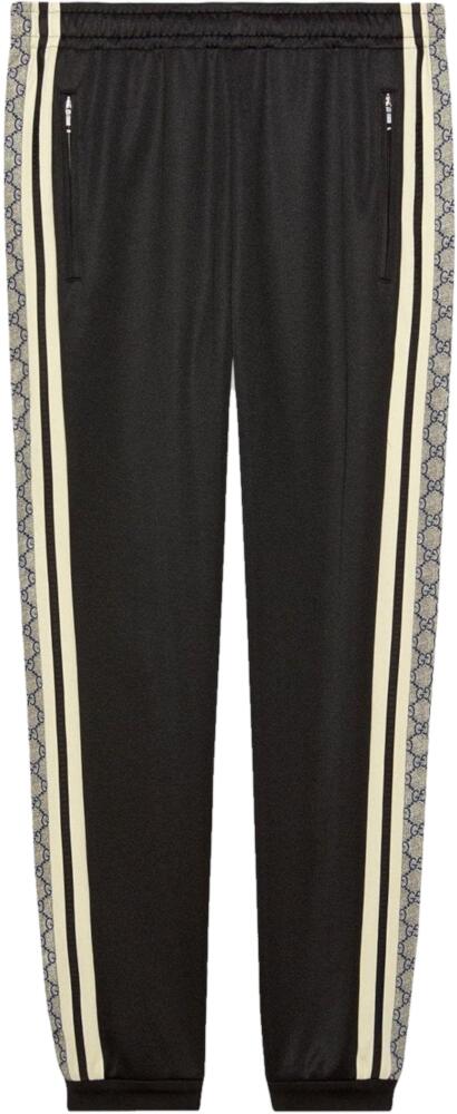 Gucci Supreme Side-Stripe Black Trackpants | Incorporated Style