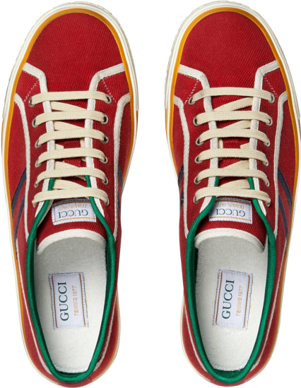 Gucci Low Top Red Tennis 1977 Sneakers