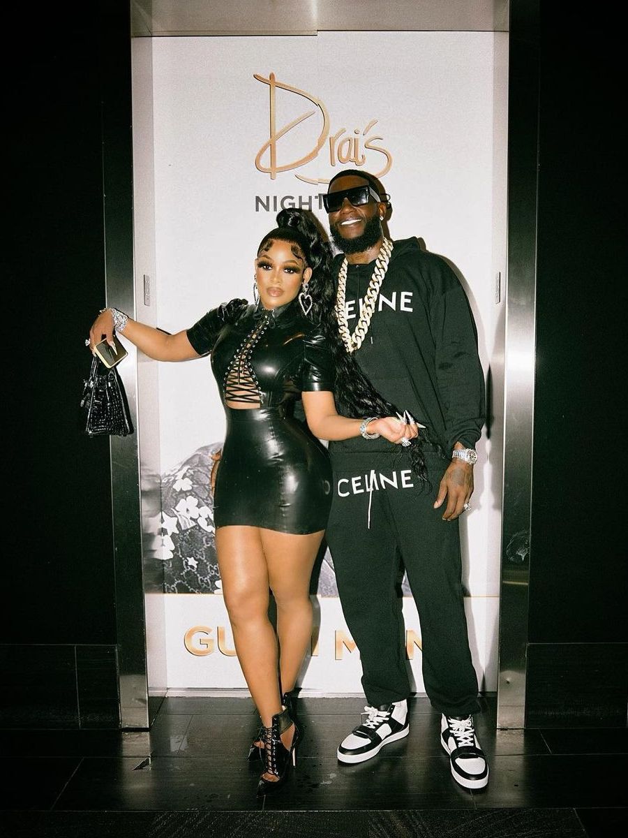 Gucci Mane at Drai's Nightclub Wearing an All Black Celine Outfit