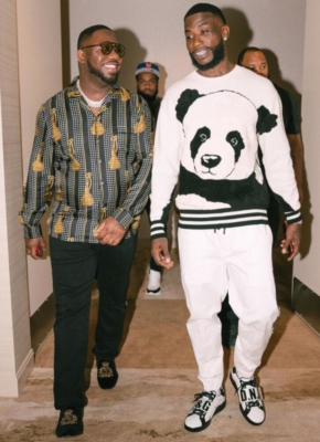 Gucci Mane Plays Poll In A Black And White Dolce And Gabbana Panda Sweater Dolce Sweatpants And Sneakers