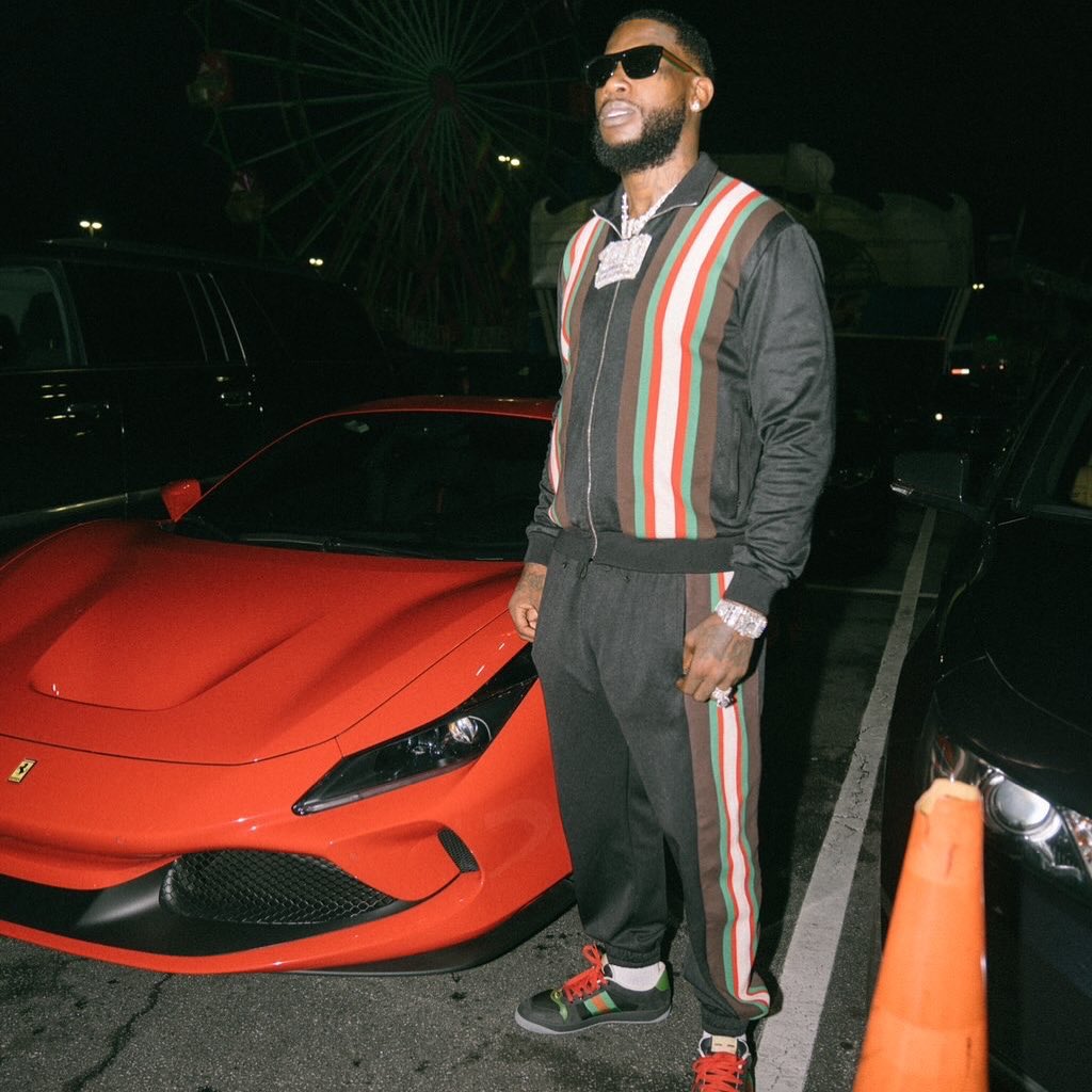 Gucci Mane In Rome Italy Wearing a Full Gucci 'Fit