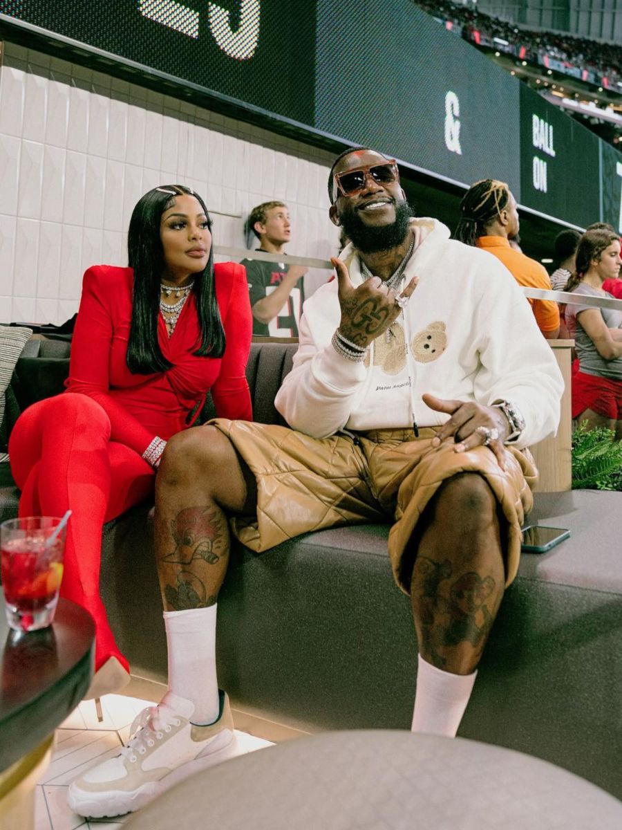 Gucci Mane Wearing a Palm Angels Hoodie With DvN Shorts & McQueen Sneakers