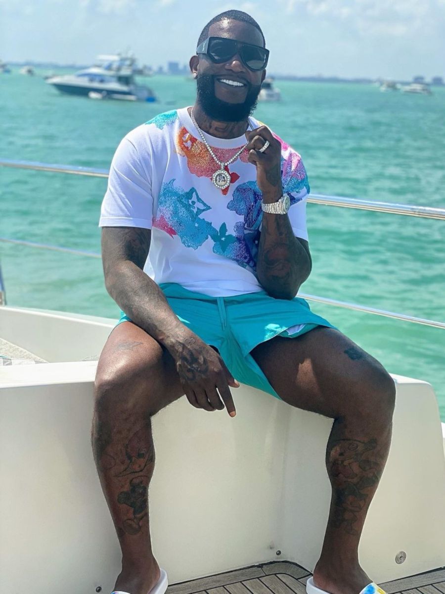 Gucci Mane Wearing a Watercolor SS21 Louis Vuitton Fit
