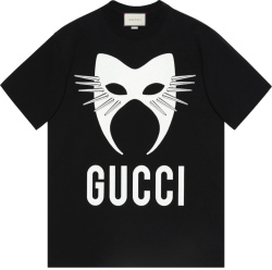 Gucci Mask Print Black T Shirt
