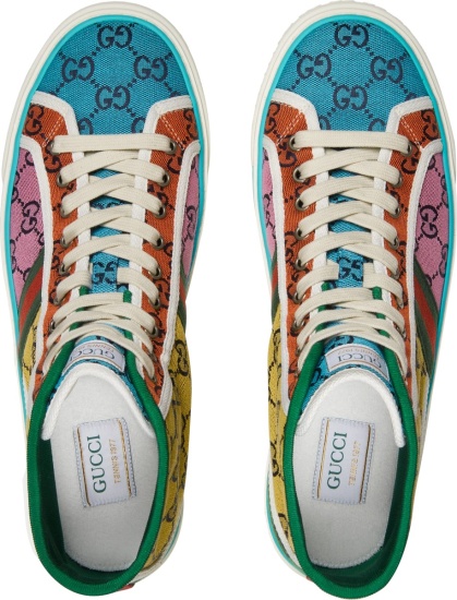 Gucci Multicolor Gg Canvas Sneakers