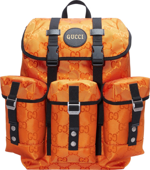 Gucci Orange Off Da Grid Backpack