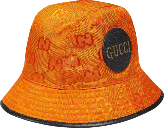 Gucci Orange Off Da Grid Bucket Hat