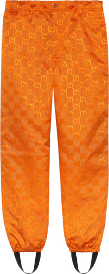 Gucci Orange Off Da Grid Pants