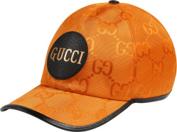 Gucci Orange Supreme Canvas Baseball Cap