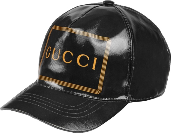 Gucci Patent Black Hat