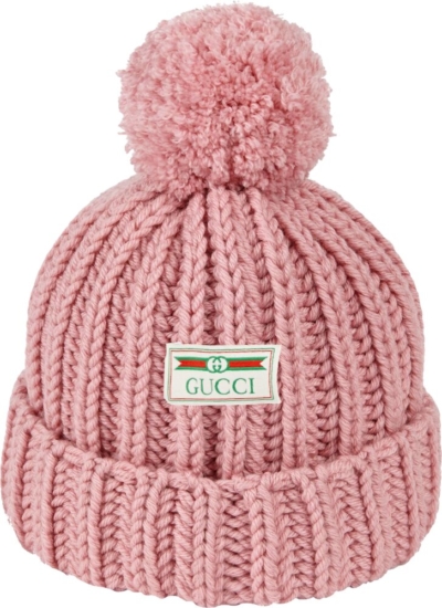 Gucci Pink Knit Hat
