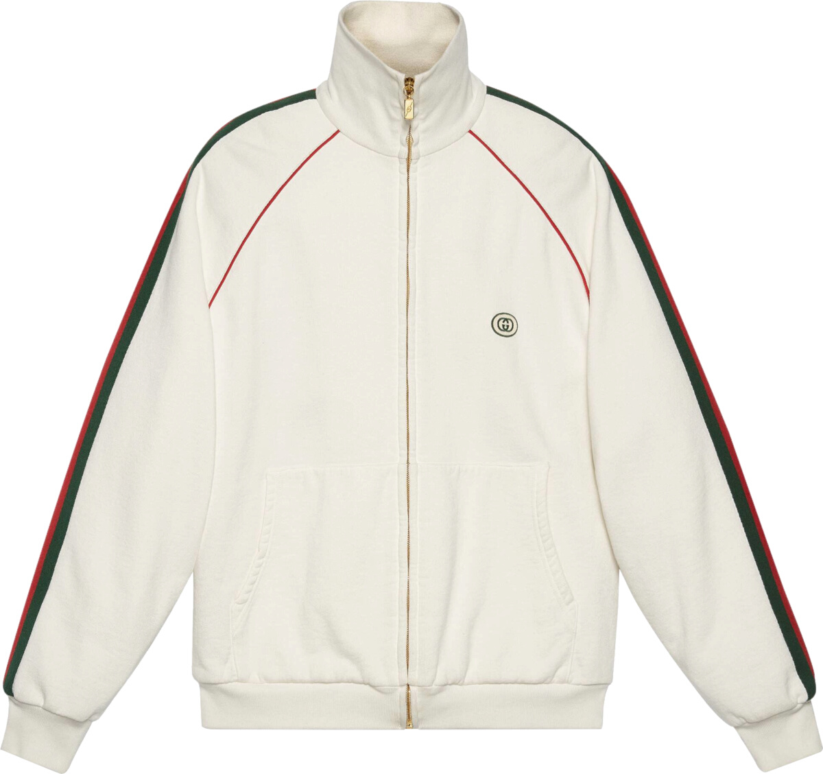 Gucci White & Web Sidestripe Track Jacket | Incorporated Style