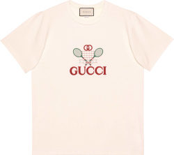 Gucci Tennis Embroidered T Shirt