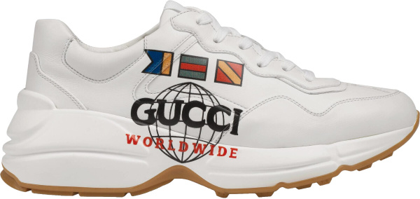 Gucci Worldwide Print Sneakers