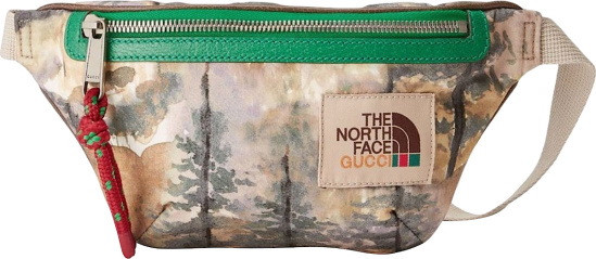 Gucci X The North Face Forest Print Belt Bag