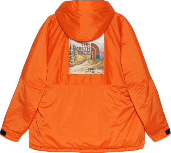 Gucci X The North Face Orange Anorak Jacket