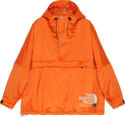 Gucci X The North Face Orange Hooded Anorak Jacket 663755xaac46677
