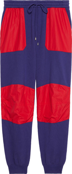 Gucci X The North Face Purple And Red Panel Sweatpants 671463xjdrn4453