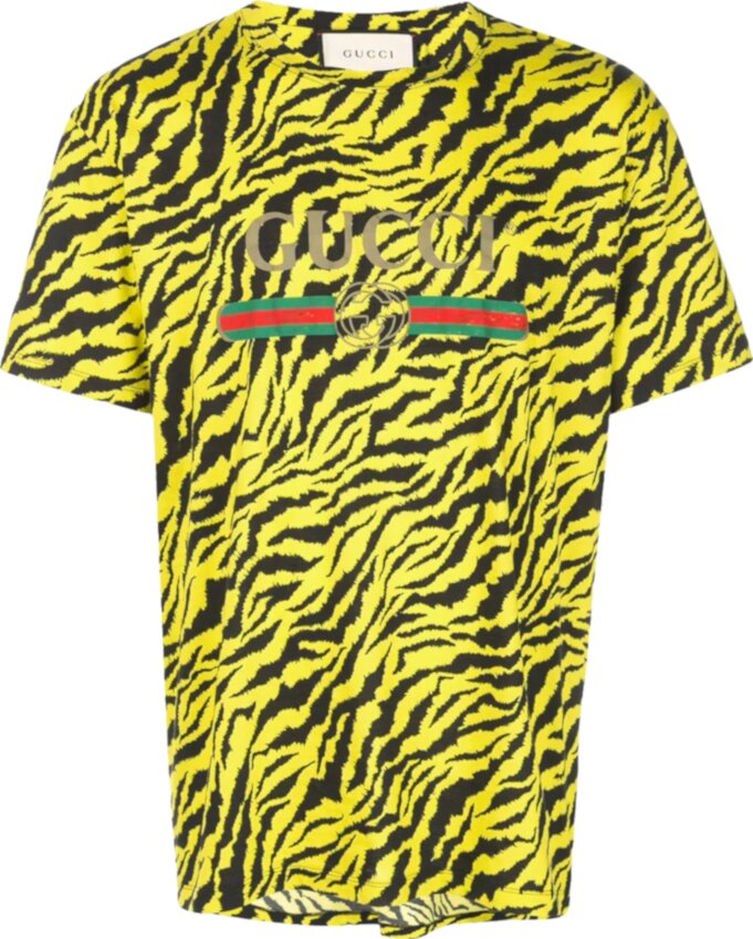 gucci t shirt tiger print