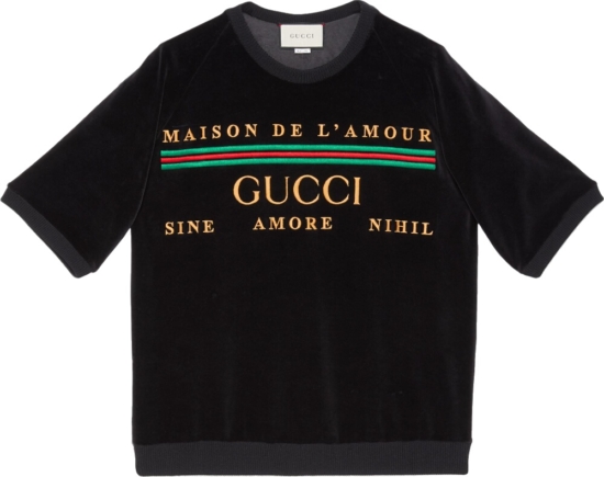 black gucci tee shirt