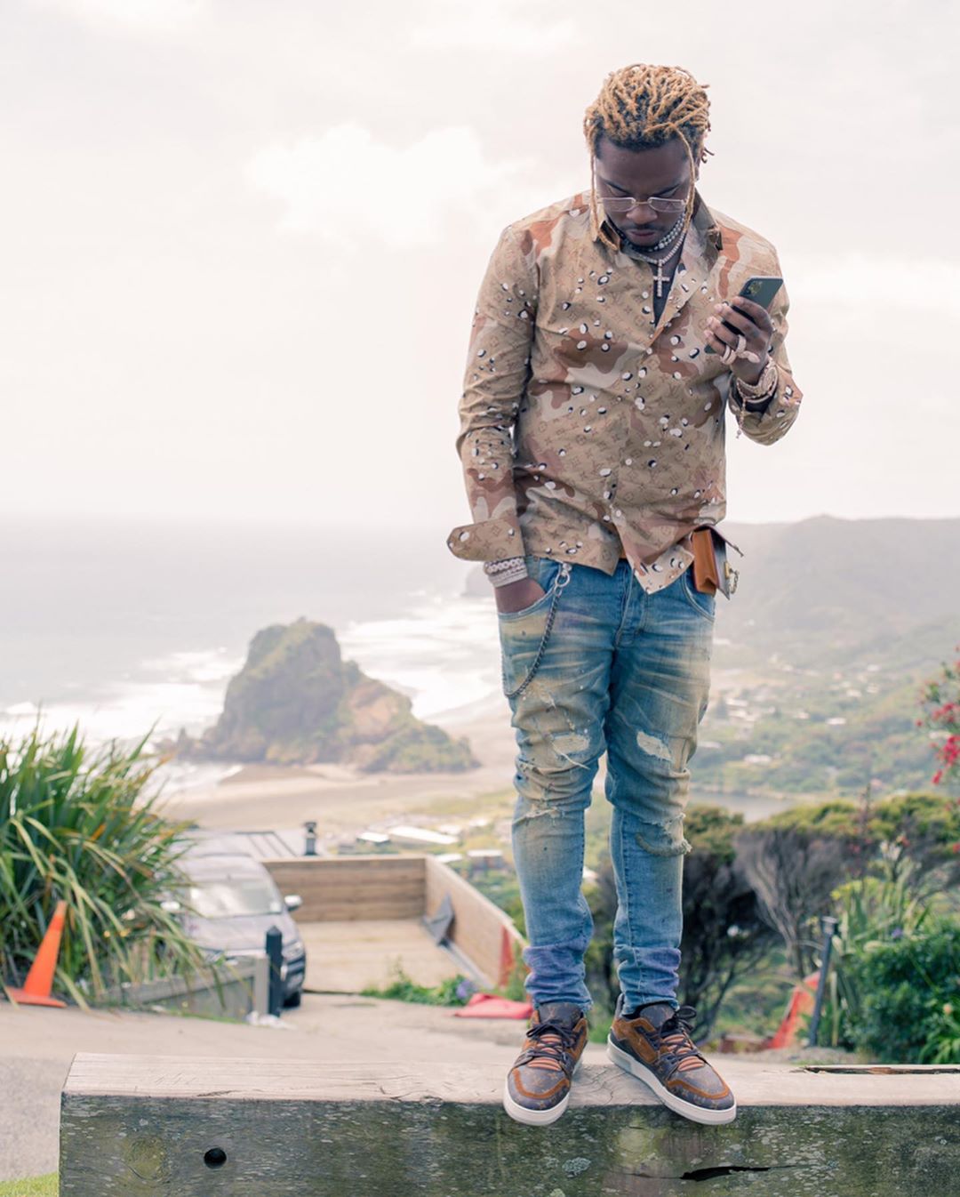 Gunna Visits Nelson, NZ In Louis Vuitton ‘Fit | Incorporated Style