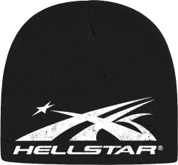 Hellstar Black H Logo Beanie