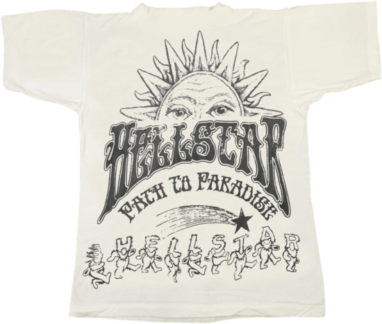 Hellstar Dancing Bear Greateful Dead Logo T Shirt