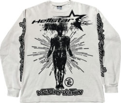 Hellstar White Victory Within T Shirt