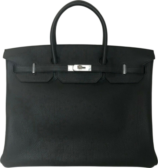 Hermes Black Leather Togo Birkin 40 Bag | Incorporated Style