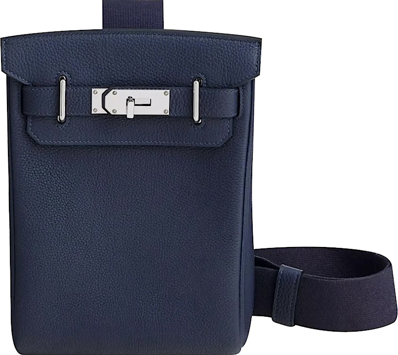Hermes Navy Blue 'Hac A Dos' Sling Backpack | INC STYLE
