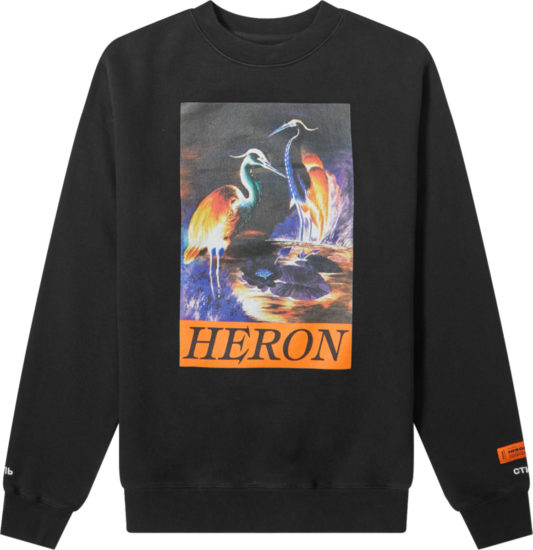 Heron Preston Black Heron Preston Times Sweatshirt