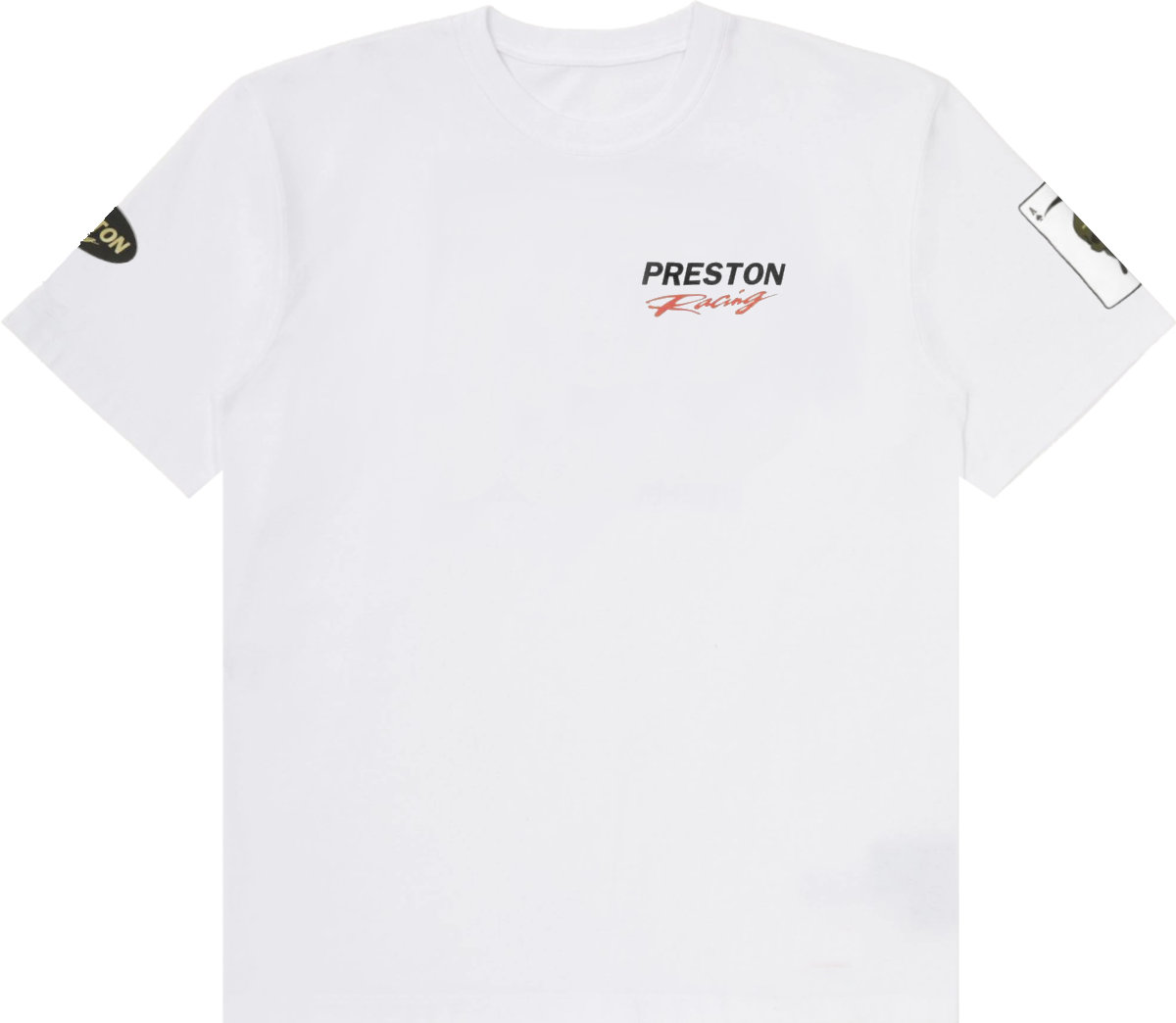 Heron Preston White 'Preston Racing' T-Shirt | INC STYLE