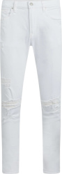 White Ripped 'Zack' Jeans