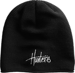 Black 'Hunters' Logo Beanie