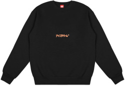Icecream Black And Orange Japanese Logo Sweatshirt