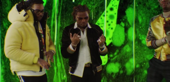 Gunna is stylin a $7,000 fit, including a green leather jacket and Rick  Owens boots, pants, and shades 😎💚🐍 📲 Find Gunna outfits in…