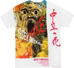 Issey Miyake Ss2002 White Monster Print T Shirt