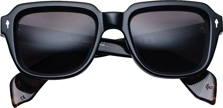Jacques Marie Mage Black Toas Hopper Sunglasses