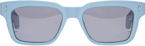 Jacques Marie Mage Light Blue Square Frame Sunglasses