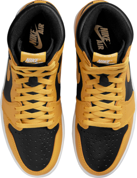 Jordan 1 Retro High Black And Yellow Sneakers