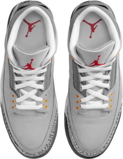 Jordan 3 Retro Light Grey Sneakers