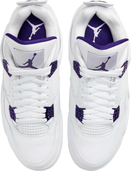 Jordan 4 White Metallic Purple