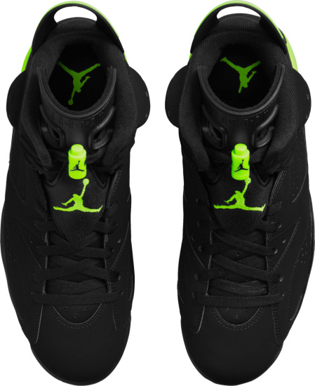 Jordan 6 Black And Neon Green