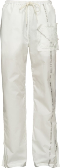 Kanghyuk White Readymade Airbag Front Trousers